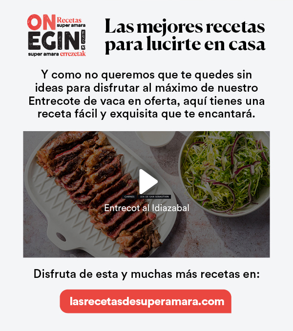 ¡Receta de Entrecot al Idiazabal - Las recetas de super amara!